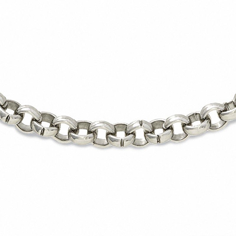 Men's Stainless Steel Small Rolo Chain Necklace - 24"|Peoples Jewellers