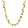 Thumbnail Image 0 of Men's Square Link Chain Necklace in Solid 10K Gold - 22"
