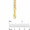 Thumbnail Image 1 of Men's Square Link Chain Necklace in Solid 10K Gold - 22"