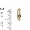 Thumbnail Image 2 of Diamond Fascination™ Small Round Hoop Earrings in 14K Gold