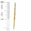 Thumbnail Image 2 of 14K Gold 40mm Polished Hinged Hoop Earrings