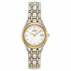 Thumbnail Image 1 of Ladies' Citizen Eco-Drive® Corso Two-Tone Bracelet Watch with White Dial (Model: EW1264-50A)