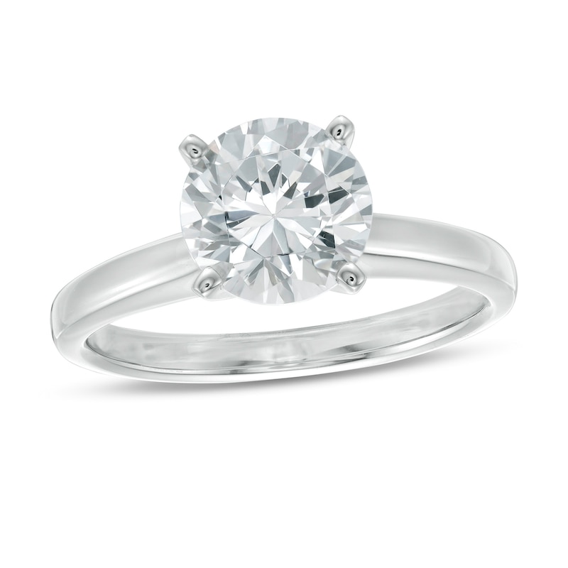 Main Image 1 of 2.00 CT. Certified Prestige® Diamond Solitaire Engagement Ring in 14K White Gold (J/I1)