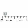 Thumbnail Image 2 of 0.58 CT. T.W. Diamond Solitaire Stud Earrings in 14K White Gold
