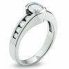 Thumbnail Image 2 of 1.00 CT. T.W. Diamond Bezel Set Engagement Ring in 14K White Gold