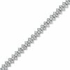 Thumbnail Image 1 of 1.00 CT. T.W. Diamond Miracle Set Overlap Bracelet in 10K White Gold