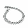 Thumbnail Image 2 of 1.00 CT. T.W. Diamond Miracle Set Overlap Bracelet in 10K White Gold