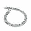 Thumbnail Image 1 of 1.00 CT. T.W. Diamond Miracle Set Overlap Bracelet in 10K White Gold