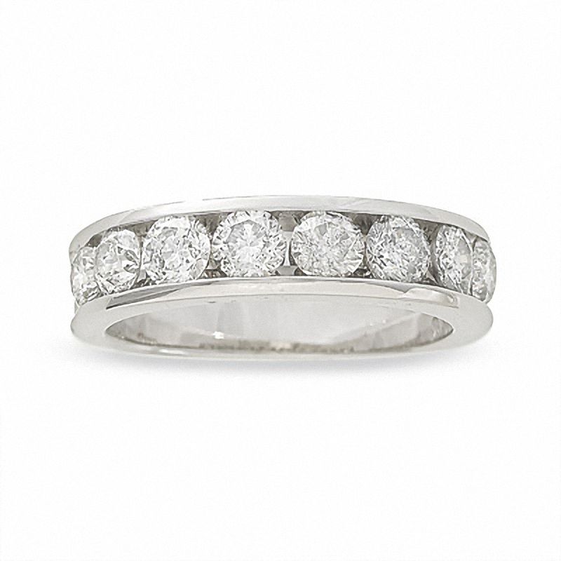 1.50 CT. T.W. Diamond Channel Band in 14K White Gold