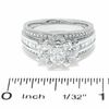 Thumbnail Image 3 of 1.75 CT. T.W. Certified Radiant Cut Diamond Three Stone Ring in 14K White Gold