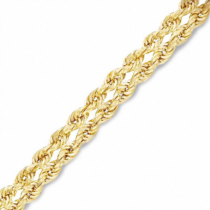 Ladies' Rope Chain Bracelet in 14K Gold - 7.25"|Peoples Jewellers