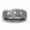 Thumbnail Image 0 of Men's Bezel Diamond Accent Tungsten Band