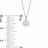 CT. Canadian Certified Diamond Solitaire Tension-Set Pendant in 14K White Gold (I/I2