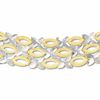Thumbnail Image 1 of 14K Two-Tone Gold "X" and "O" Necklace