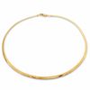 Thumbnail Image 0 of Polished 4.0mm Omega Chain Necklace in 14K Gold - 16"