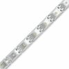 Men's 0.23 CT. T.W. Diamond Bracelet in Stainless Steel and 14K Gold - 8.5"