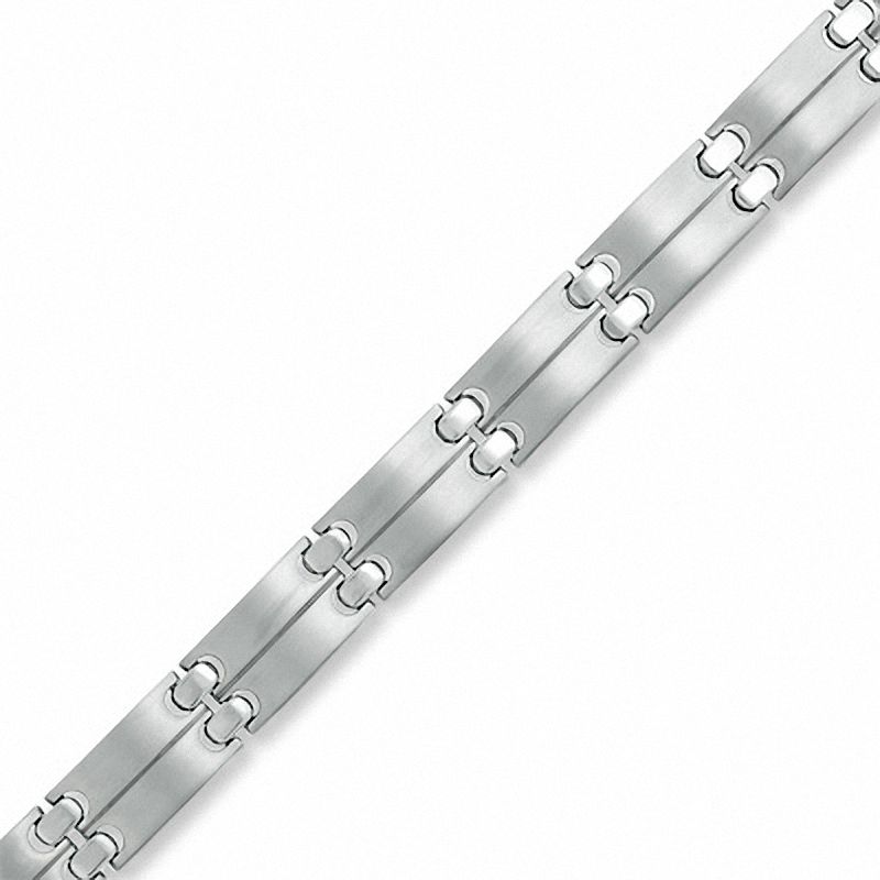Men's Titanium Staple Link Bracelet|Peoples Jewellers