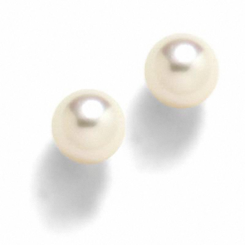 Blue Lagoon® by Mikimoto 5.0-5.5mm Cultured Akoya Pearl Stud Earrings in 14K Gold