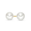 Thumbnail Image 1 of Blue Lagoon® by Mikimoto 6.0-6.5mm Akoya Cultured Pearl Earrings in 14K Gold