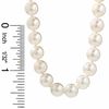 Thumbnail Image 2 of Blue Lagoon® by Mikimoto 7.5 - 8.0mm Cultured Akoya Pearl Strand Necklace and Stud Earrings Set in 14K Gold