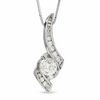 Thumbnail Image 1 of Sirena™ 0.37 CT. T.W. Diamond Pendant in 14K White Gold