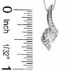Thumbnail Image 2 of Sirena™ 0.37 CT. T.W. Diamond Pendant in 14K White Gold