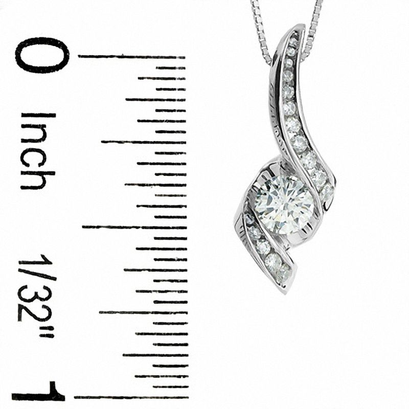 Sirena™ 0.37 CT. T.W. Diamond Pendant in 14K White Gold