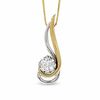 Thumbnail Image 1 of Sirena™ 0.33 CT. Diamond Solitaire Pendant in 14K Two-Tone Gold