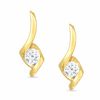 Thumbnail Image 1 of Sirena™ 0.25 CT. T.W. Diamond Solitaire Drop Earrings in 14K Gold