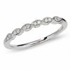 Diamond Accent Stackable Band in 14K White Gold