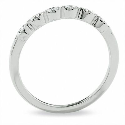 Diamond Accent Stackable Band in 14K White Gold