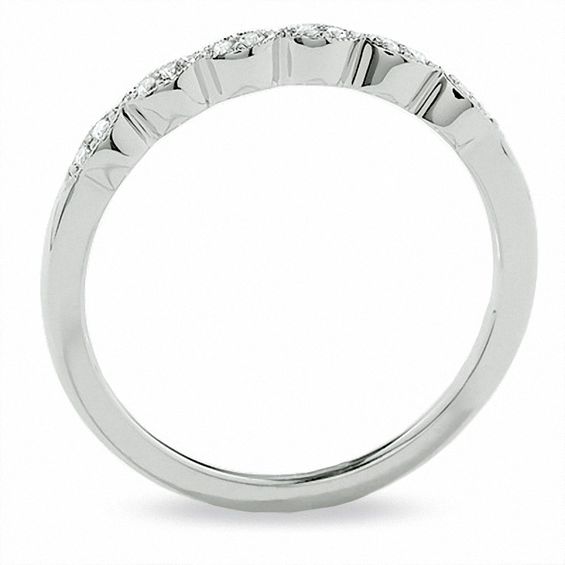 Diamond Accent Stackable Band in 14K White Gold