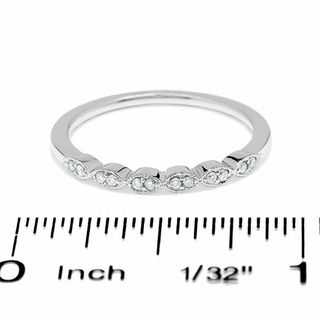 Diamond Accent Stackable Band in 14K White Gold
