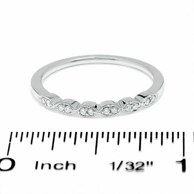 Diamond Accent Stackable Band in 14K White Gold