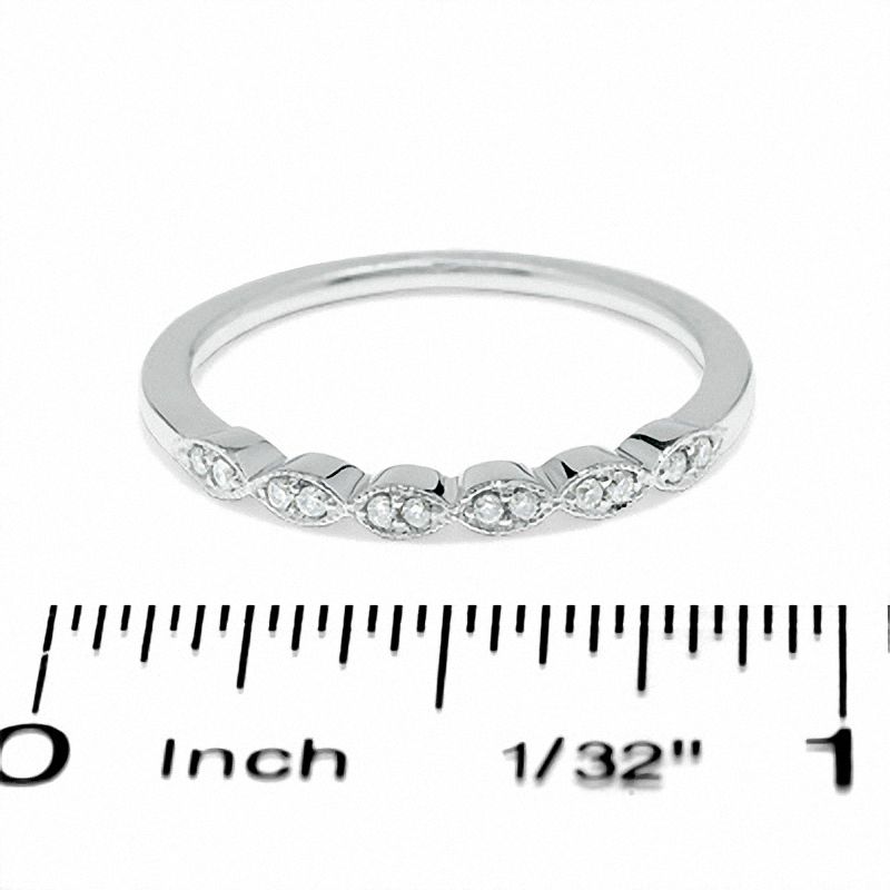 Diamond Accent Stackable Band in 14K White Gold