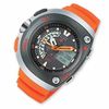 Thumbnail Image 1 of Men's Citizen Eco-Drive® Stainless Steel Diver's Watch with Ceramic Bezel and Orange Strap (Model: JV0030-19F)