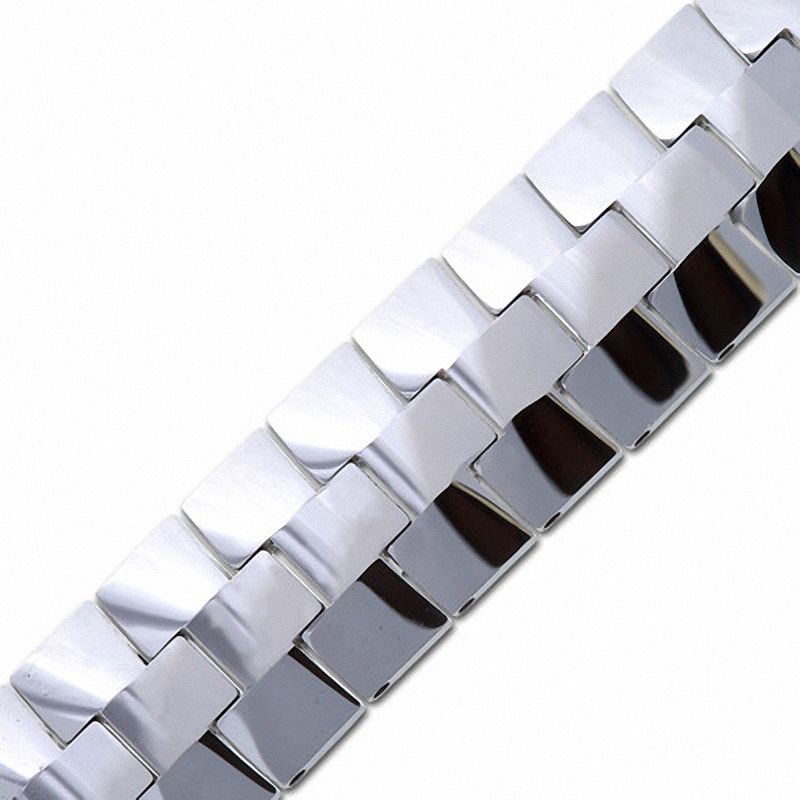 Main Image 2 of Men's Tungsten Link Bracelet - 8.25"