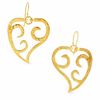 Thumbnail Image 0 of Heather Benjamin Paisley Wave Earrings in 22K Gold Vermeil