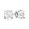 Thumbnail Image 1 of 3.00 CT. T.W. Certified Diamond Solitaire Stud Earrings in 14K White Gold (J/I3)