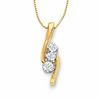 Thumbnail Image 1 of Sirena™ 0.50 CT. T.W. Diamond Three Stone Pendant in 14K Gold