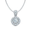 Thumbnail Image 0 of Celebration Canadian Lux® 0.50 CT. T.W. Diamond Pendant in 14K White Gold (I/SI2)