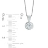 Thumbnail Image 1 of Celebration Canadian Lux® 0.50 CT. T.W. Diamond Pendant in 14K White Gold (I/SI2)