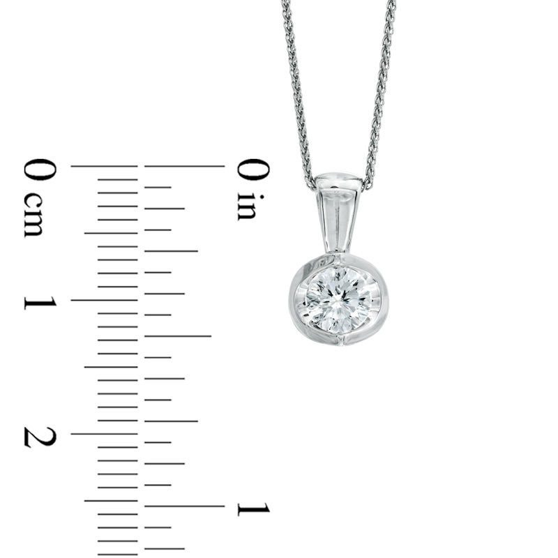 Celebration Canadian LuxÂ® 0.50 CT. T.W. Certified Diamond Pendant in 14K White Gold (I/SI2)