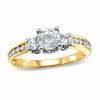 Thumbnail Image 0 of 0.50 CT. T.W. Diamond Three Stone Ring in 14K Gold