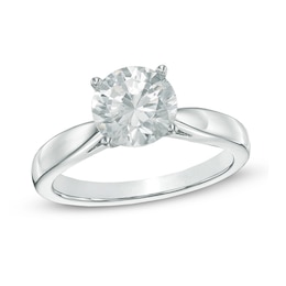 Celebration Canadian Lux® 2.00 CT. Diamond Solitaire Engagement Ring in 14K White Gold (I/SI2)