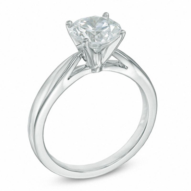 Celebration Canadian Lux® 2.00 CT. Diamond Solitaire Engagement Ring in 14K White Gold (I/SI2)