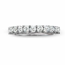 0.50 CT. T.W. Diamond Prong Band in 14K White Gold