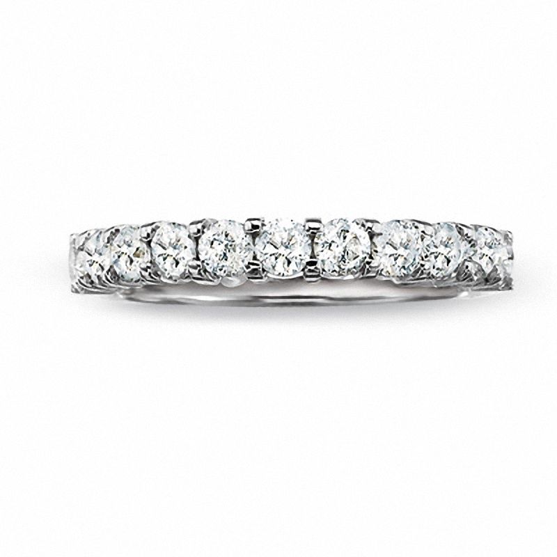 CT. T.W. Diamond Prong Band in 14K White Gold|Peoples Jewellers