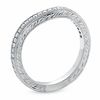 0.20 CT. T.W. Diamond Curved Band in 14K White Gold