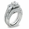 2.00 CT. T.W. Princess-Cut Diamond Bridal Set in 14K White Gold